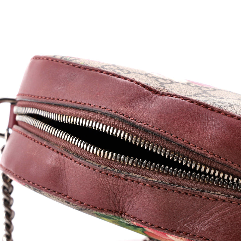 Chain Crossbody Bag Blooms Print Gg