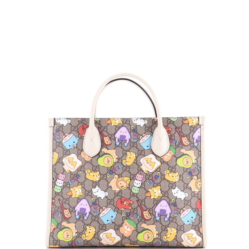 Interlocking G Patch Tote Printed Gg