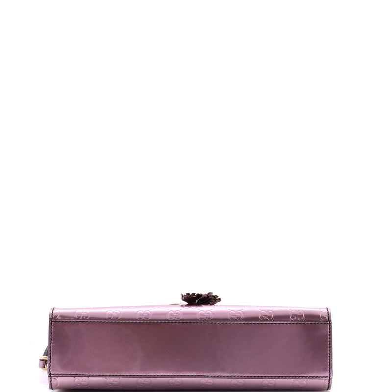 Emily Chain Flap Bag Guccissima Patent