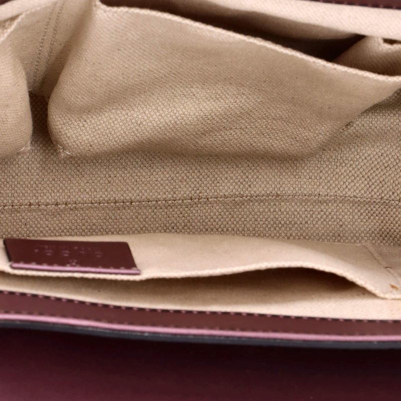 Emily Chain Flap Bag Guccissima Patent