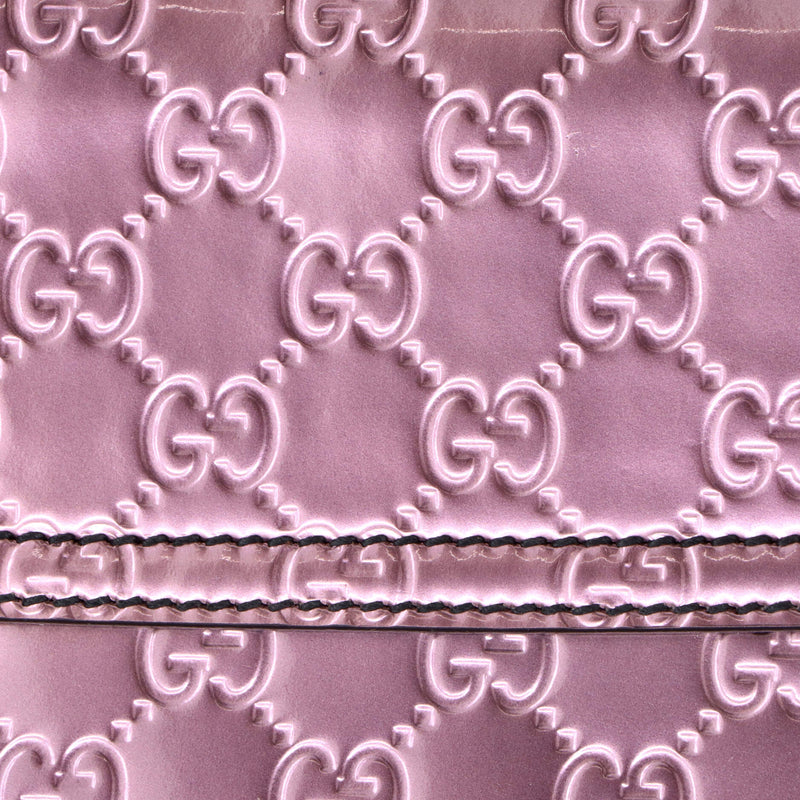 Emily Chain Flap Bag Guccissima Patent