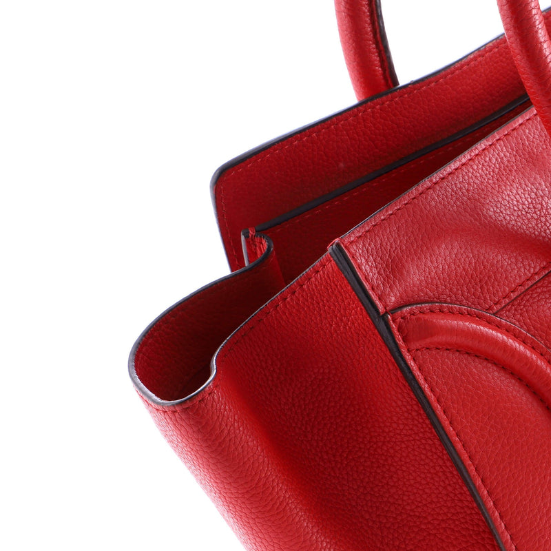 Luggage Bag Grainy Leather Mini