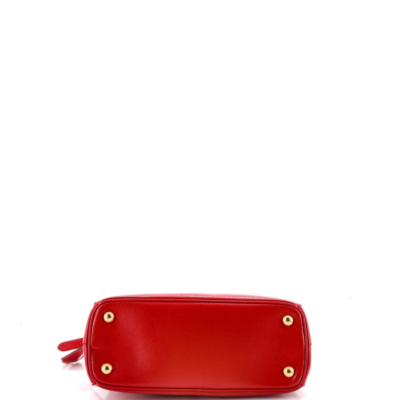 Double Zip Lux Tote Vernice Saffiano