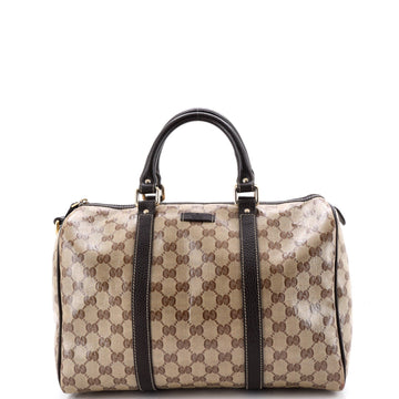 Joy Boston Bag Gg Coated Canvas Medium