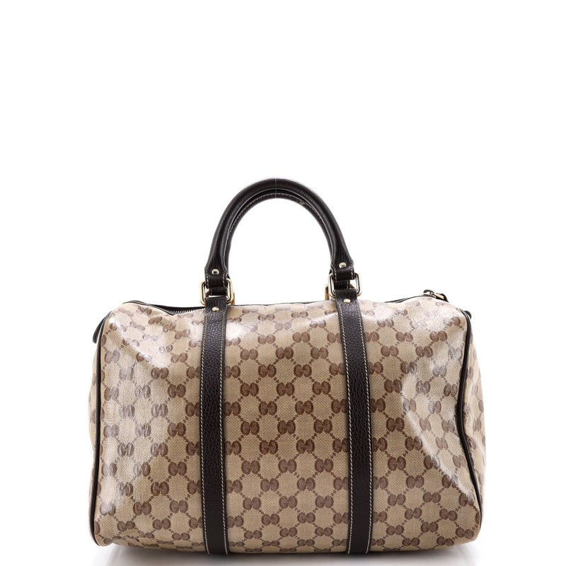 Joy Boston Bag Gg Coated Canvas Medium