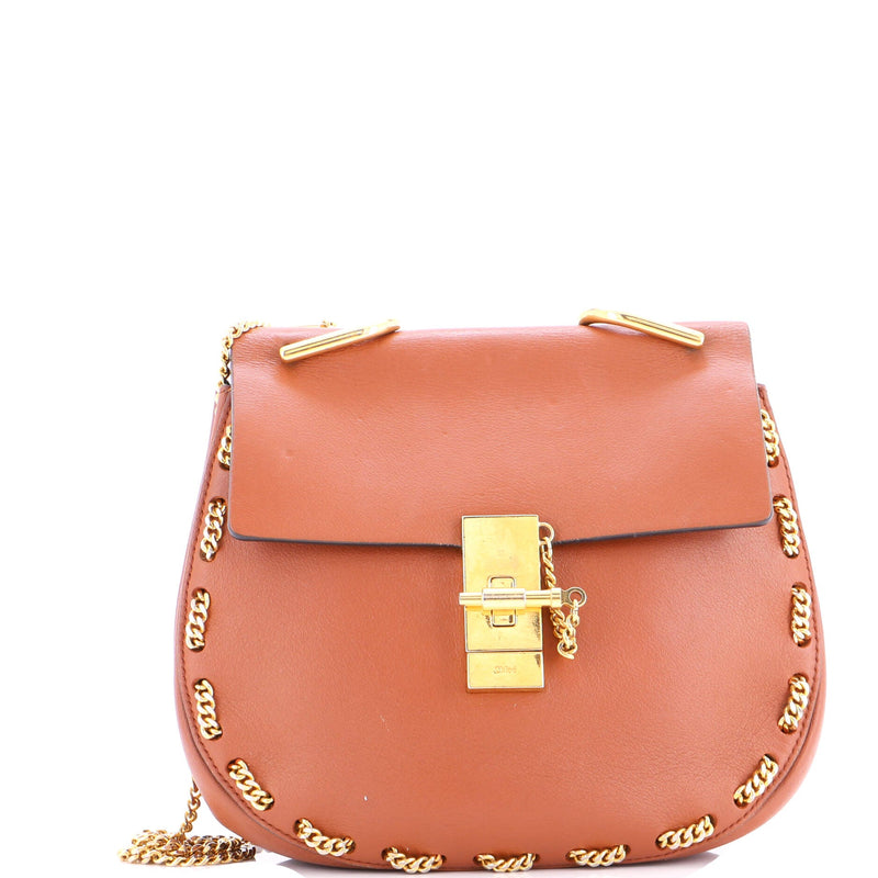Drew Crossbody Bag Chain Embellished