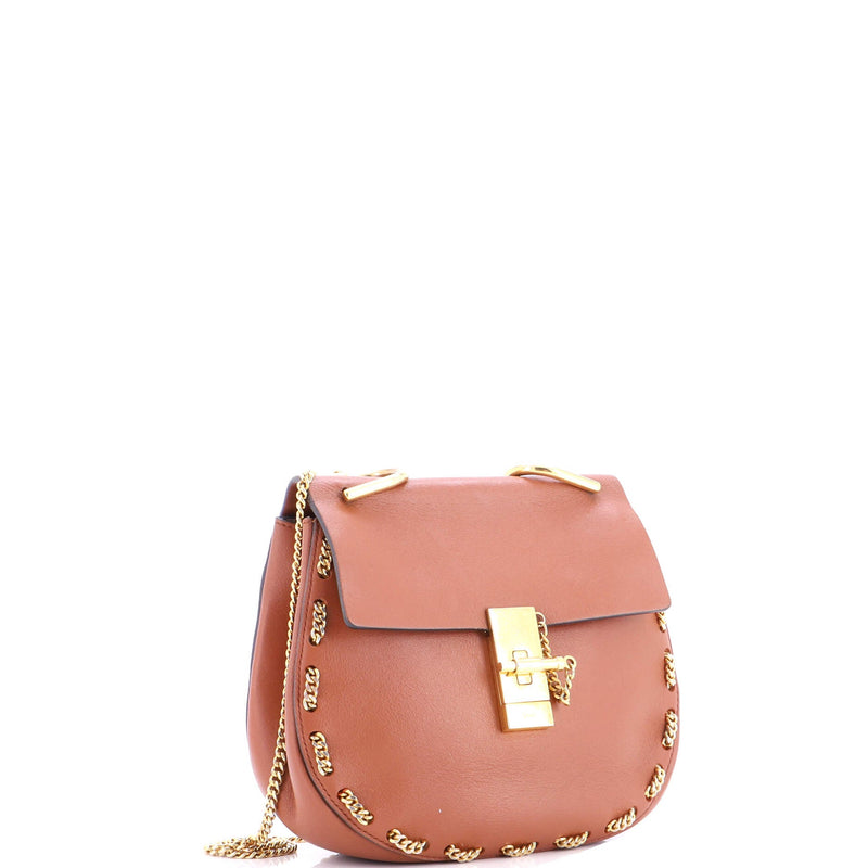 Drew Crossbody Bag Chain Embellished