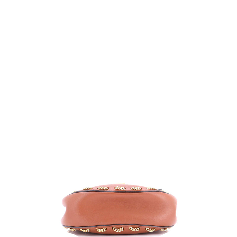 Drew Crossbody Bag Chain Embellished