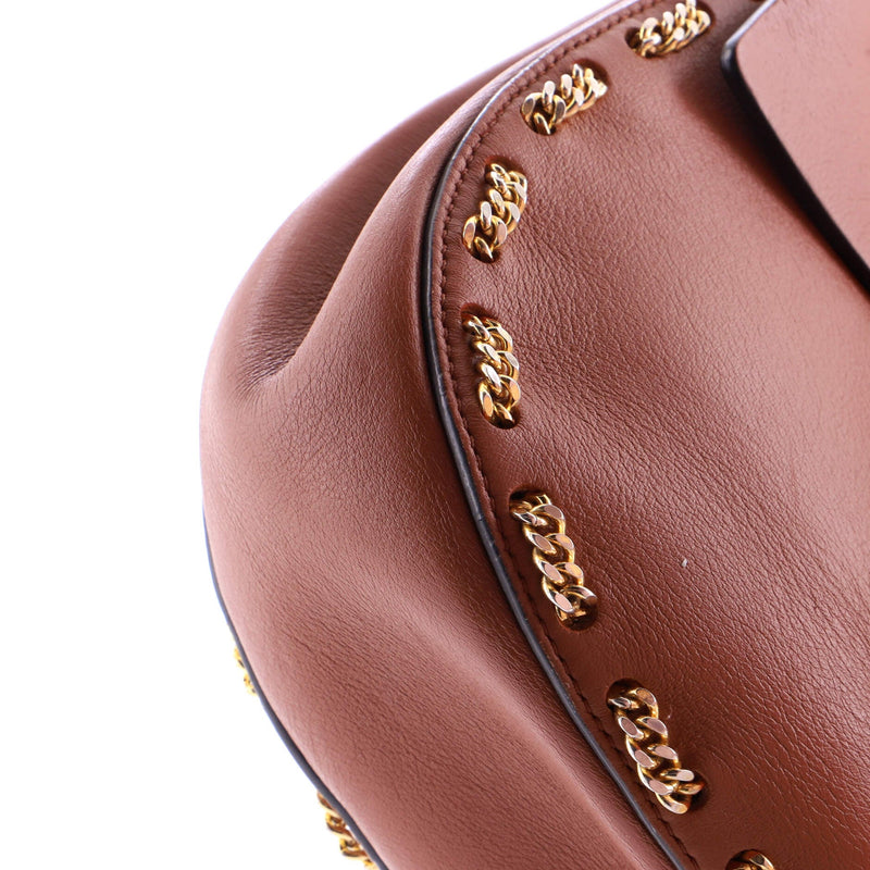 Drew Crossbody Bag Chain Embellished