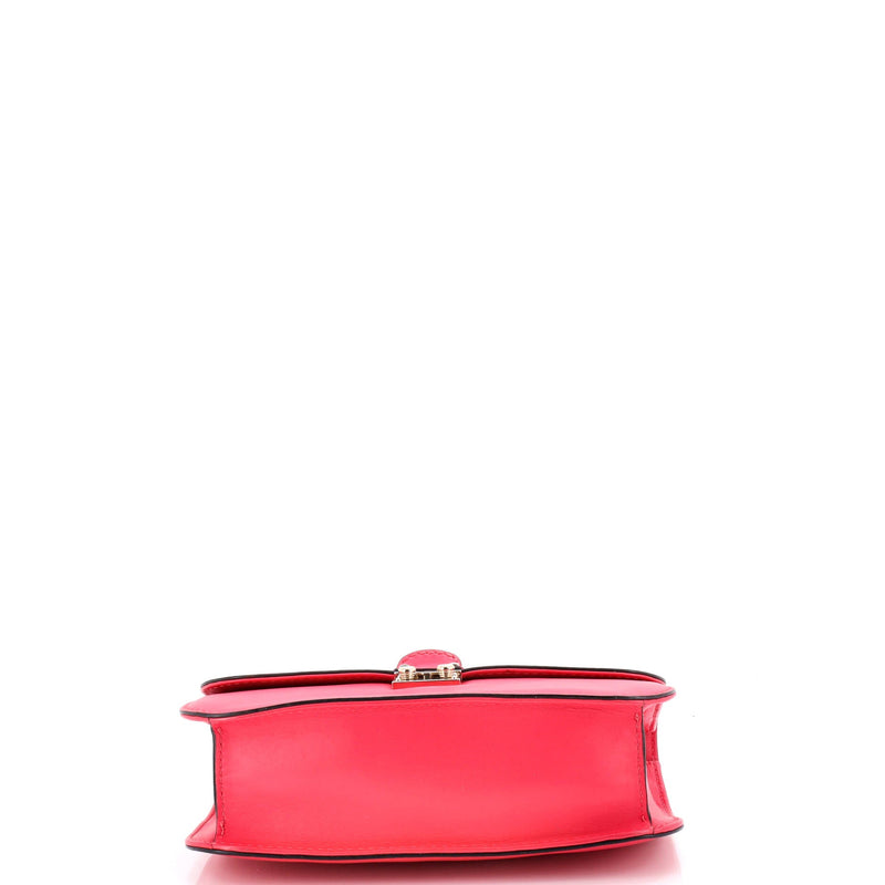 Glam Lock Shoulder Bag Leather Medium