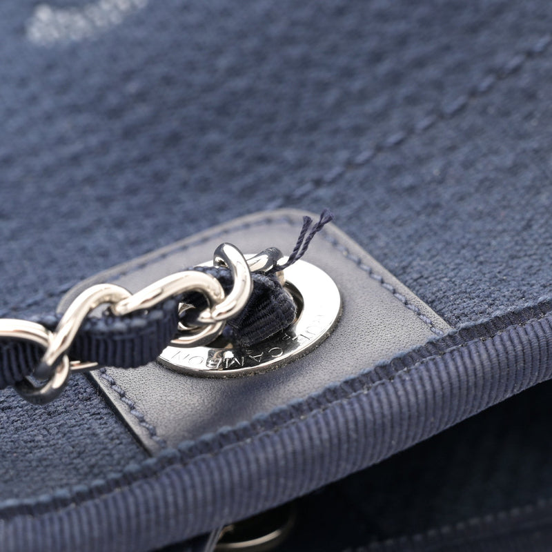 Mixed Fibers Small Deauville Tote Navy