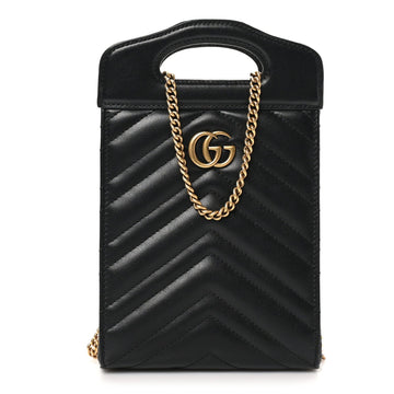 Calfskin Matelasse Mini Gg Marmont Top