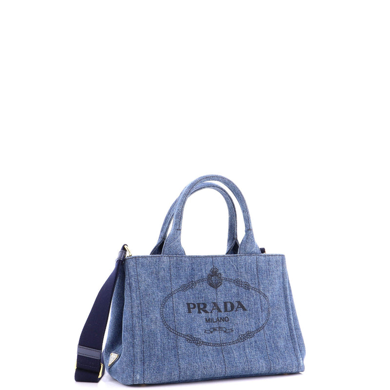 Canapa Convertible Tote Denim Mini