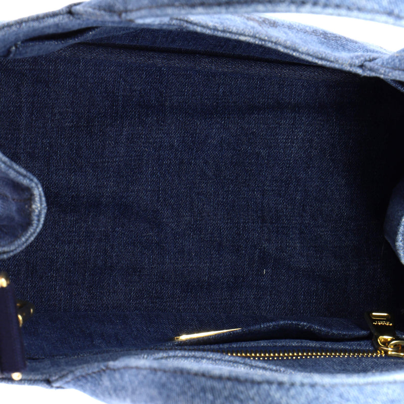 Canapa Convertible Tote Denim Mini