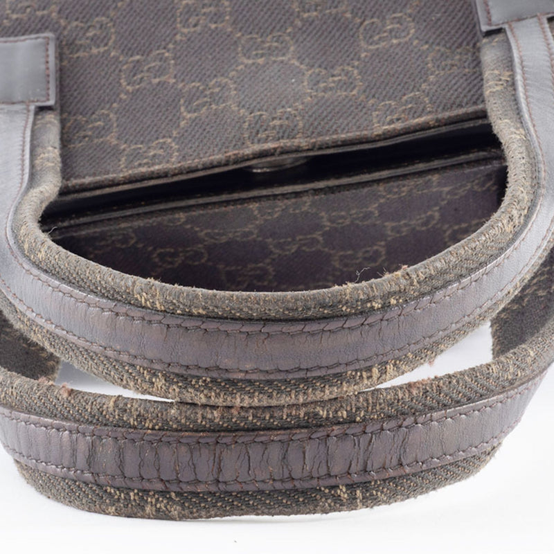 Double Pocket Tote Gg Canvas Small