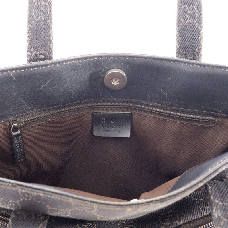 Double Pocket Tote Gg Canvas Small