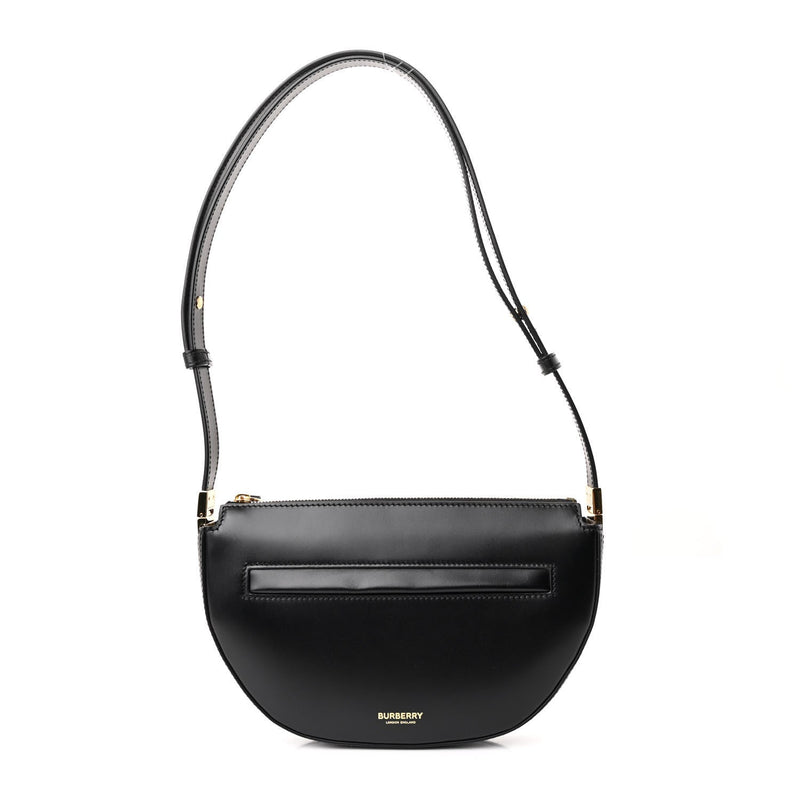 Calfskin Mini Olympia Shoulder Bag Black