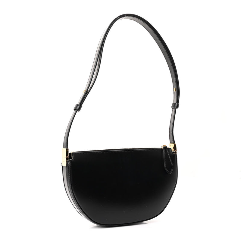 Calfskin Mini Olympia Shoulder Bag Black