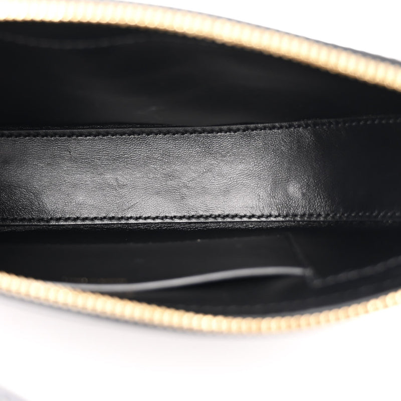 Calfskin Mini Olympia Shoulder Bag Black