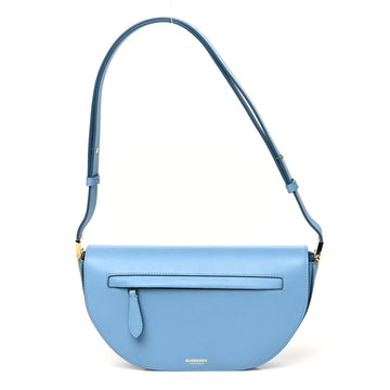 Calfskin Small Olympia Shoulder Bag Blue