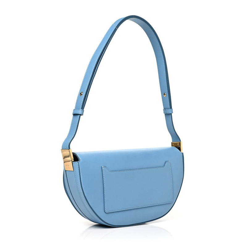 Calfskin Small Olympia Shoulder Bag Blue