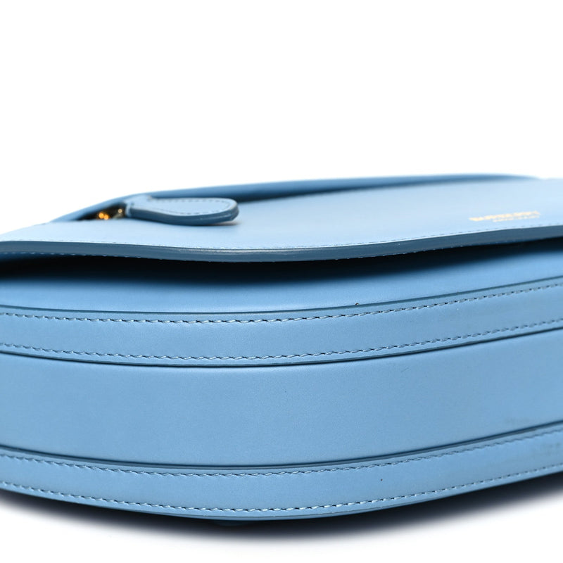 Calfskin Small Olympia Shoulder Bag Blue