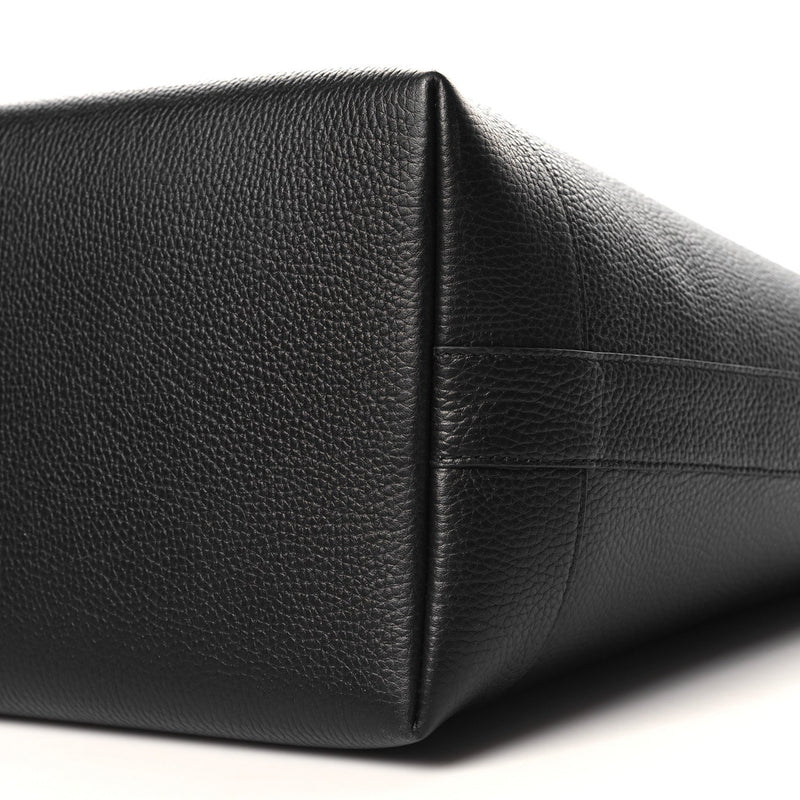 Grainy Calfskin Medium London Tote Bag