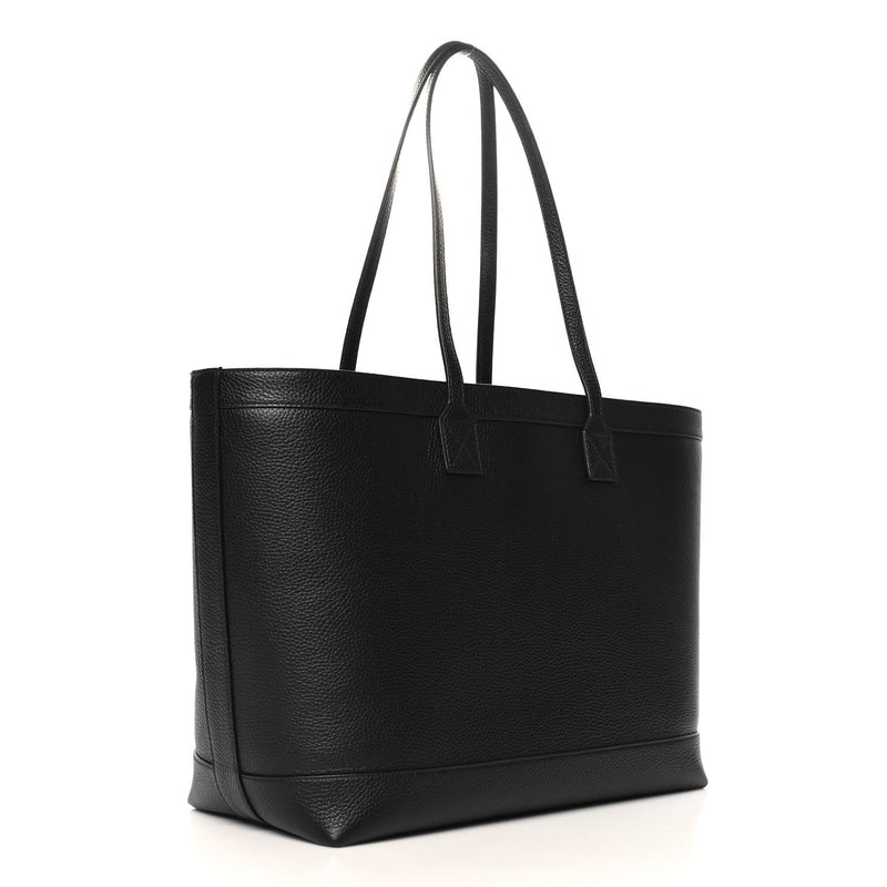 Grainy Calfskin Medium London Tote Bag