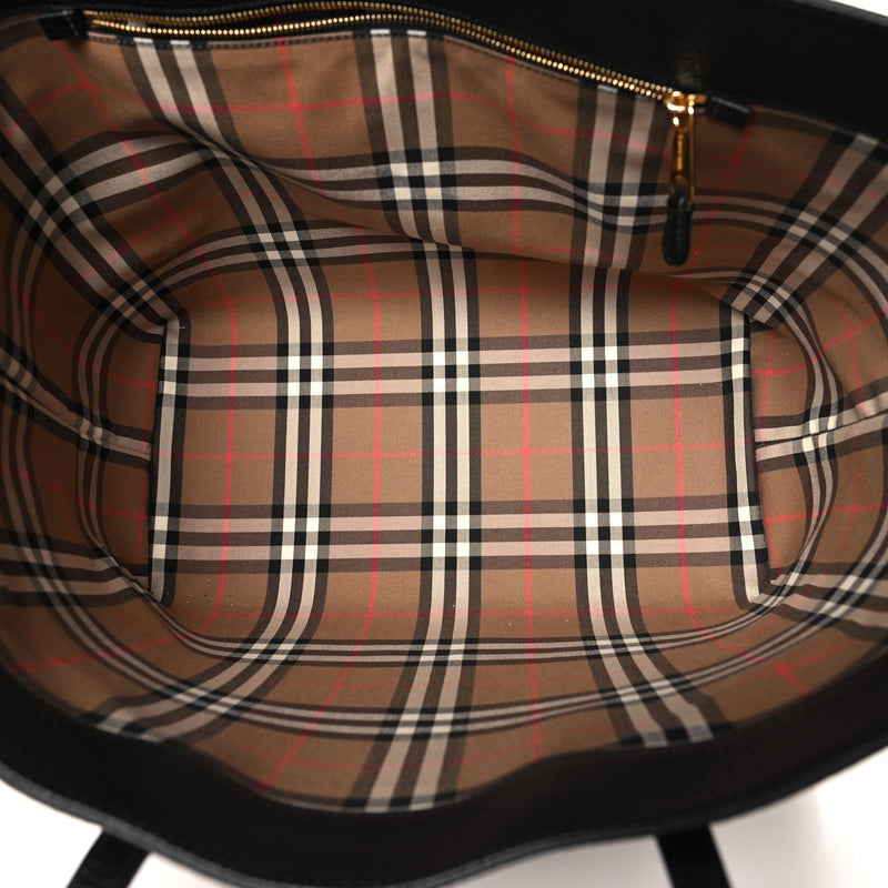 Grainy Calfskin Medium London Tote Bag