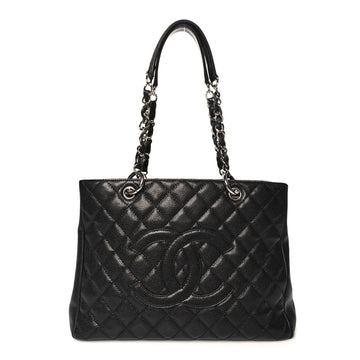 Caviar Quilted Grand Shopping Tote Gst