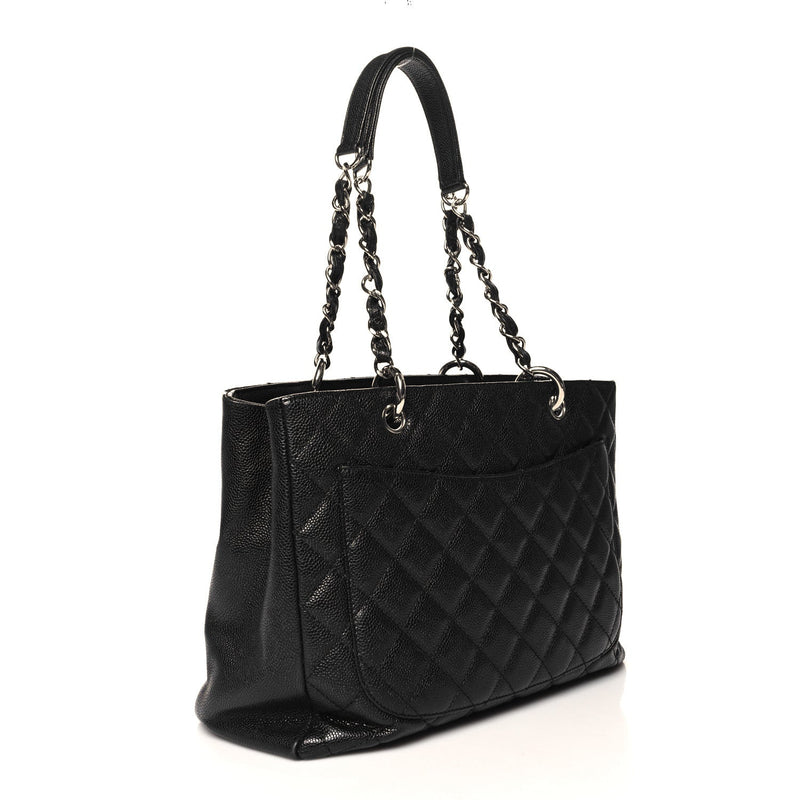 Caviar Quilted Grand Shopping Tote Gst