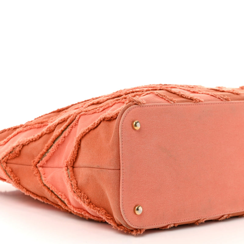 Canvas Chevron Cuba Patchwork Shopper