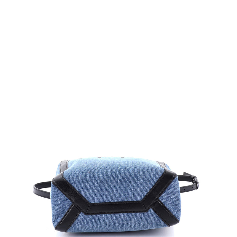 Grande Plage Vltn Tote Denim Mini