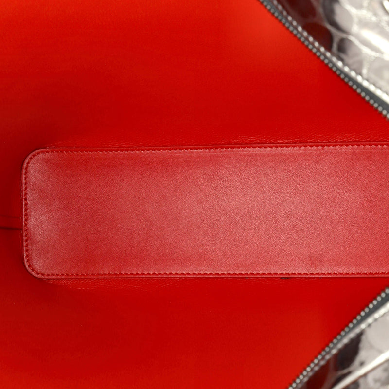 Cabata North South Zipped Tote Crocodile