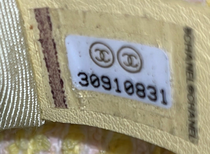 19 Flap Bag Quilted Tweed Medium