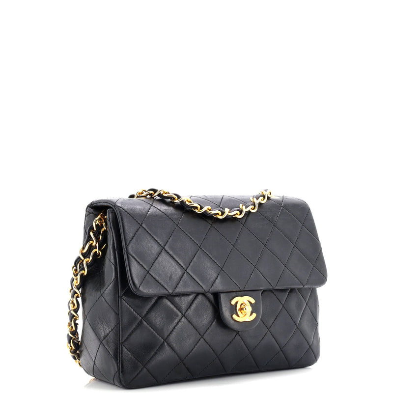 Vintage Square Classic Flap Bag Quilted
