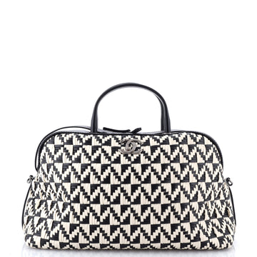 Convertible Chain Bowler Bag Woven