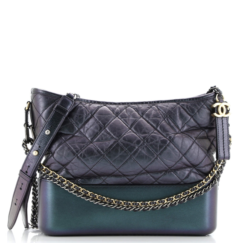 Gabrielle Hobo Quilted Iridescent