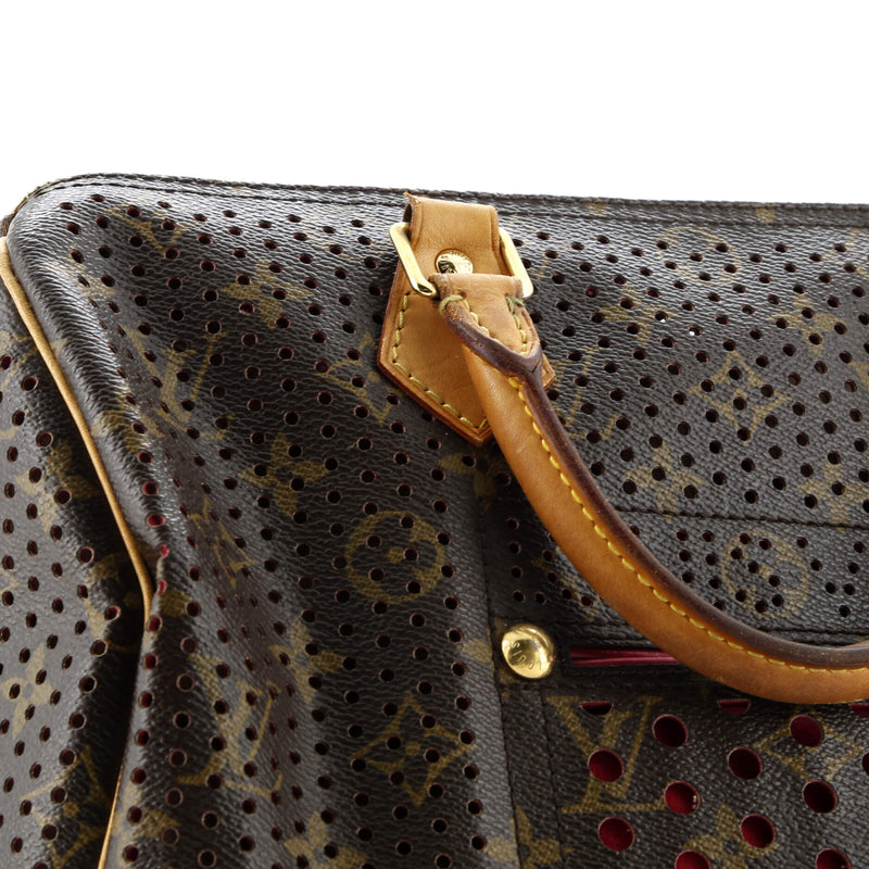 Speedy Handbag Perforated Canvas 30