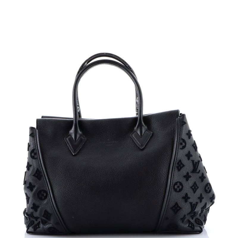 W Tote Tuffetage Leather Pm