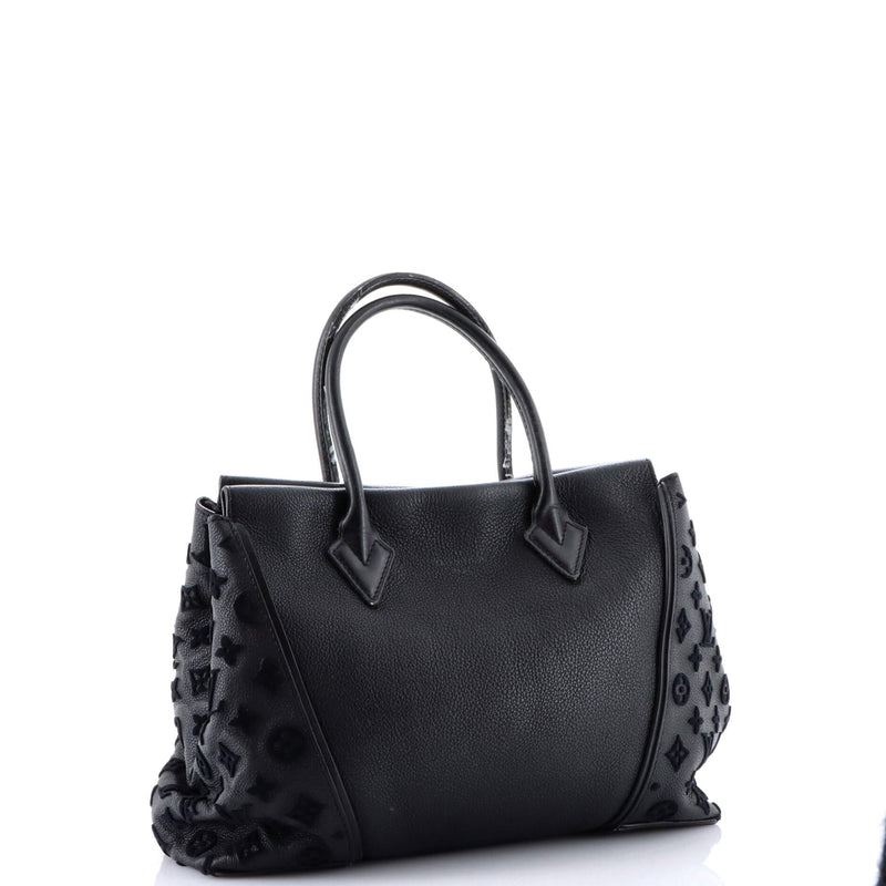 W Tote Tuffetage Leather Pm