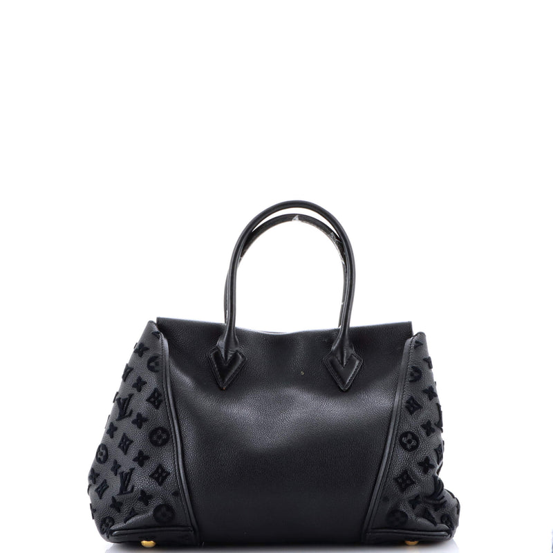 W Tote Tuffetage Leather Pm