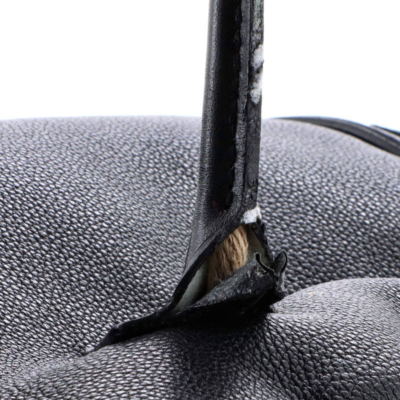 W Tote Tuffetage Leather Pm