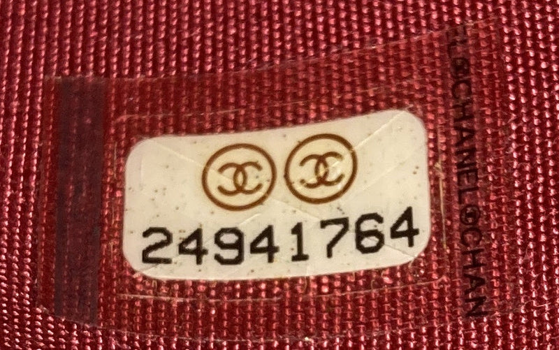 Double Zip Clutch With Chain Camellia