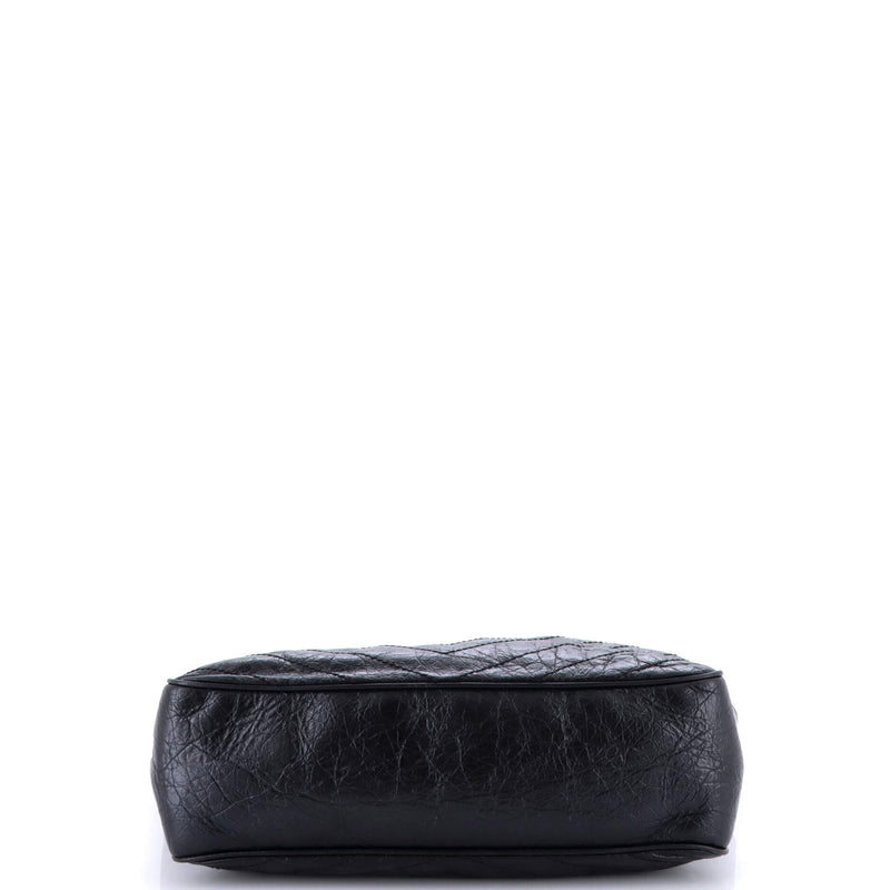 Niki Zip Shopping Tote Matelasse Chevron