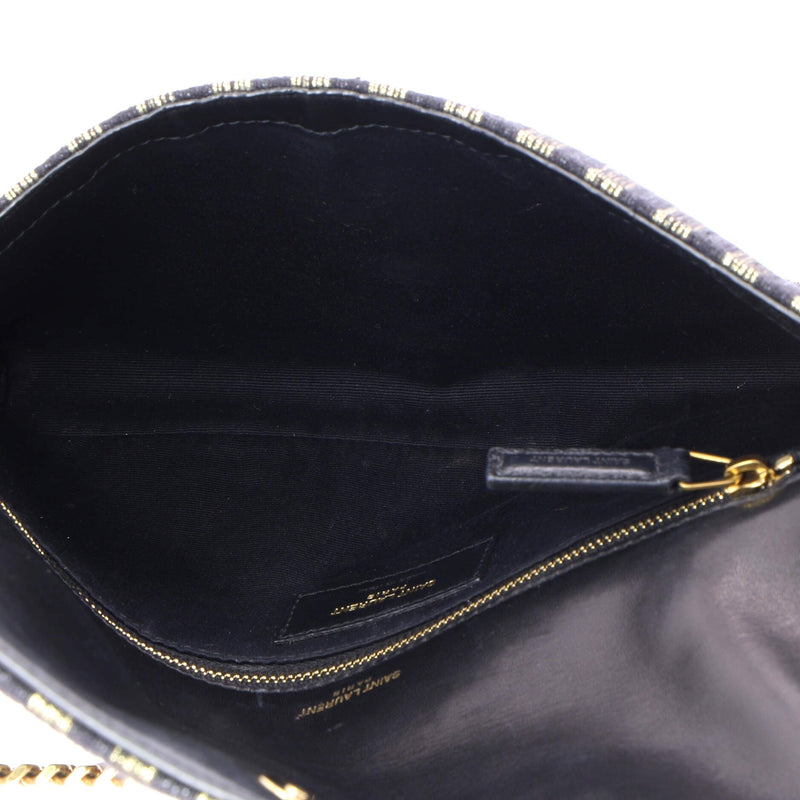 Kate 99 Tassel Flap Bag Striped Metallic