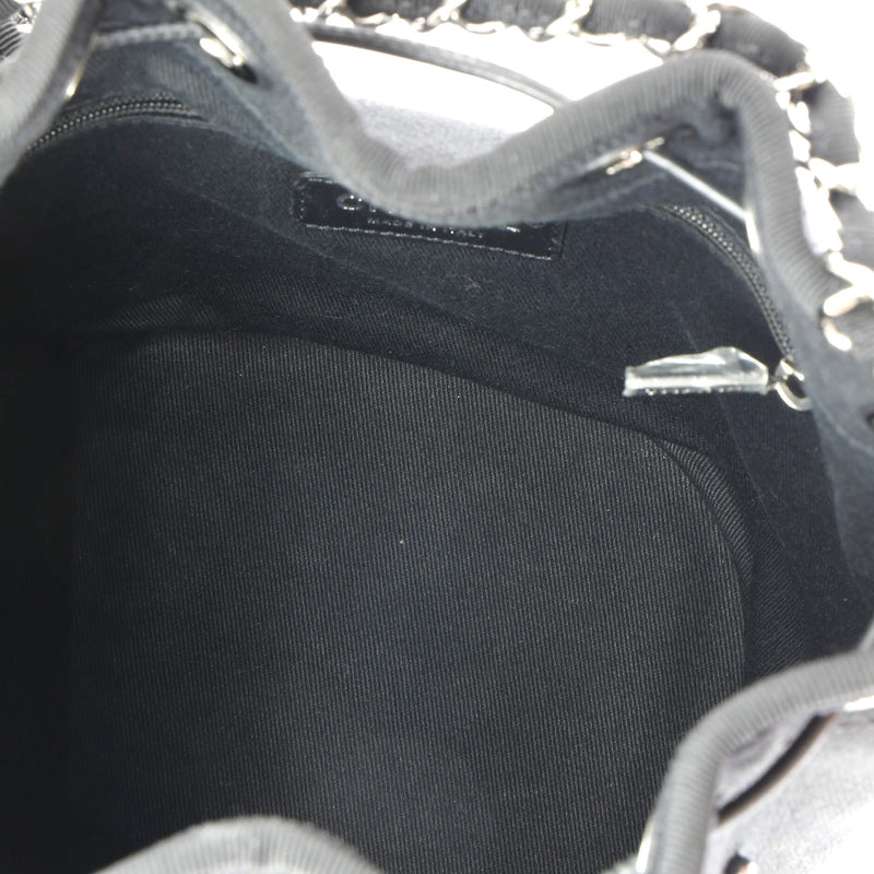 Deauville Drawstring Bucket Bag Pearl