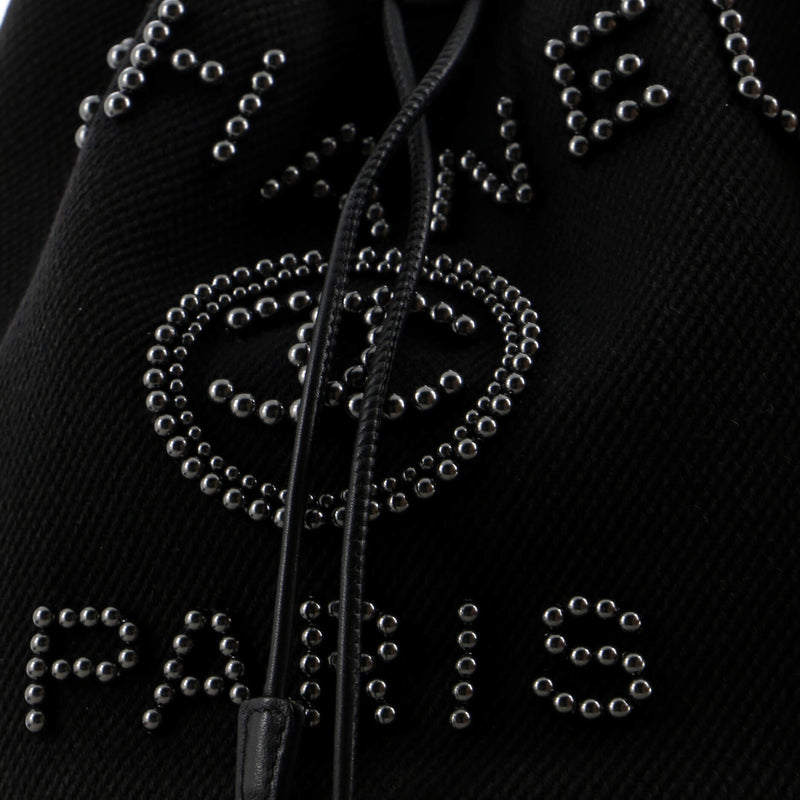 Deauville Drawstring Bucket Bag Pearl