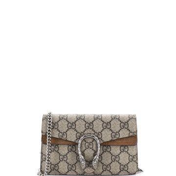 Dionysus Bag Gg Coated Canvas Super Mini