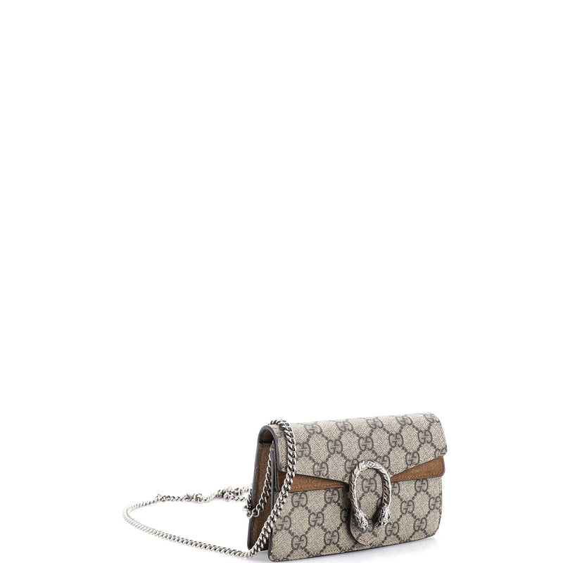 Dionysus Bag Gg Coated Canvas Super Mini